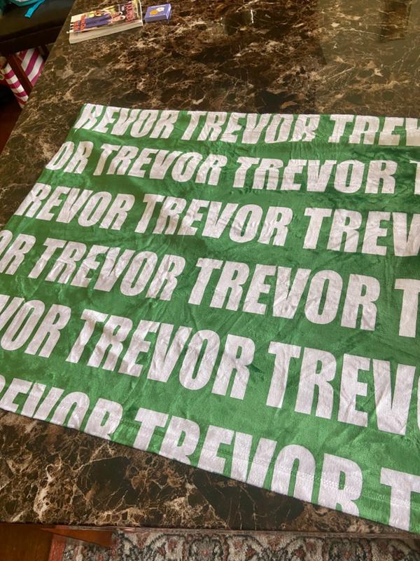 PERSONALIZED NAME BLANKET BOLD (ALL COLOR OPTIONS) Highway 3