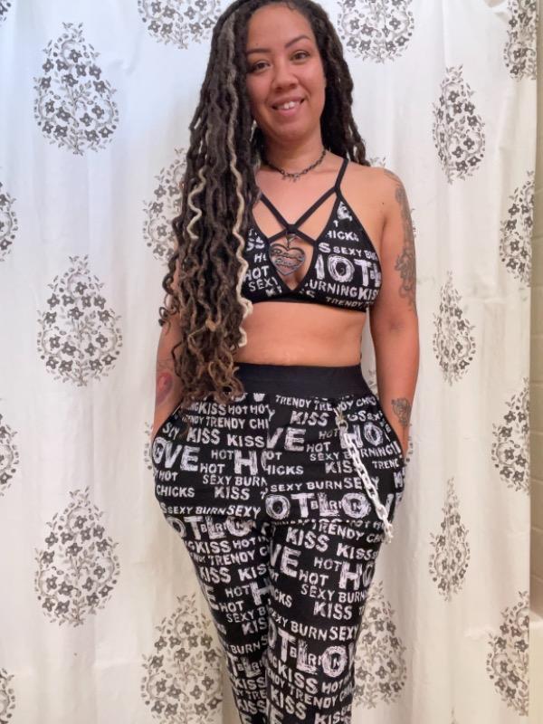 Joggers - Black \u0026 White – Rolita Couture