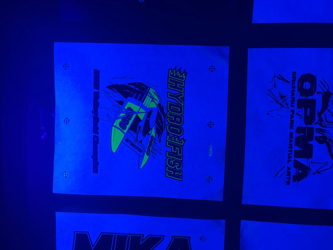 Rapid Cure Fluorescent Screen Printing Plastisol Ink Kit Screen Print