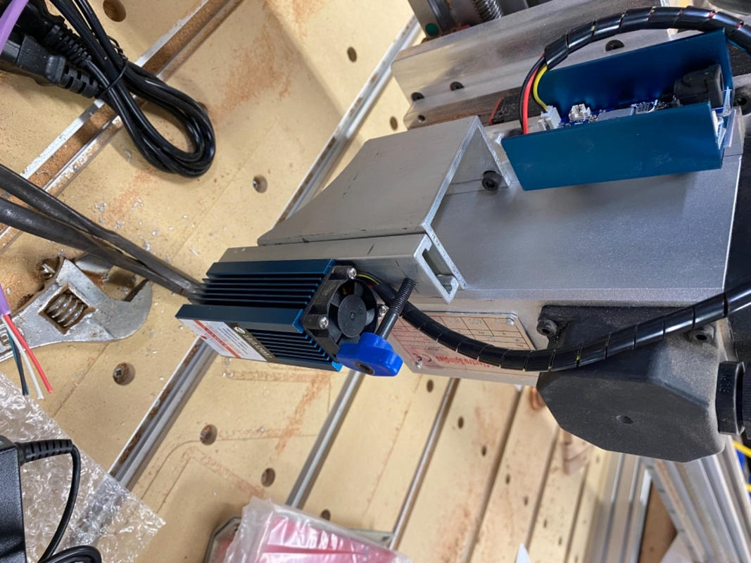 Genmitsu CNC BlueViolet Light Fixed Focus Laser Module Kit, For 3018