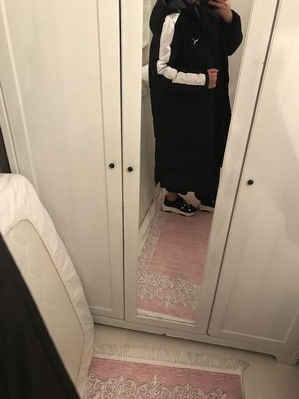 puma bts long down coat