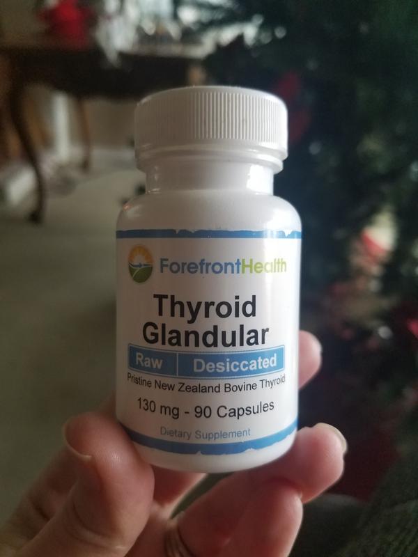 Raw Desiccated Thyroid (130 mg capsules) Forefront Health