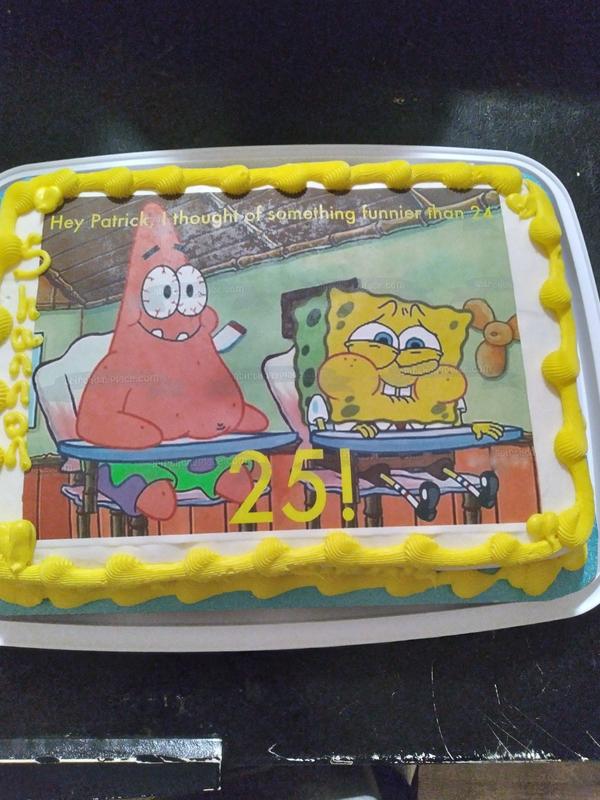 Spongebob What's Funnier Than 24 Cake - 33 Wedding Ideas You have Never ...