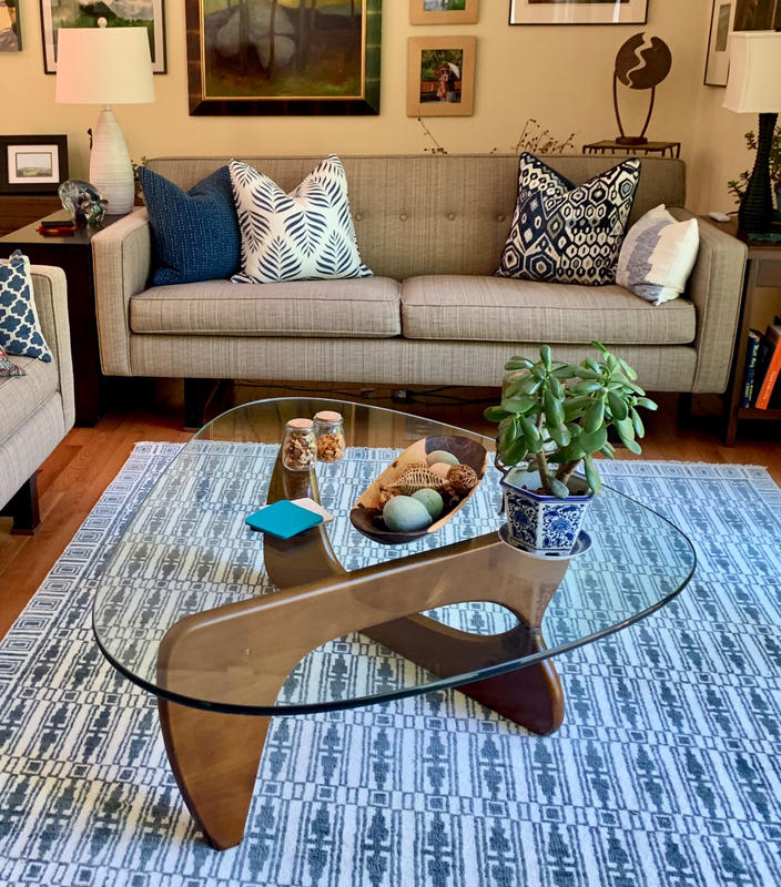 Triangle Coffee Table, Walnut Modholic