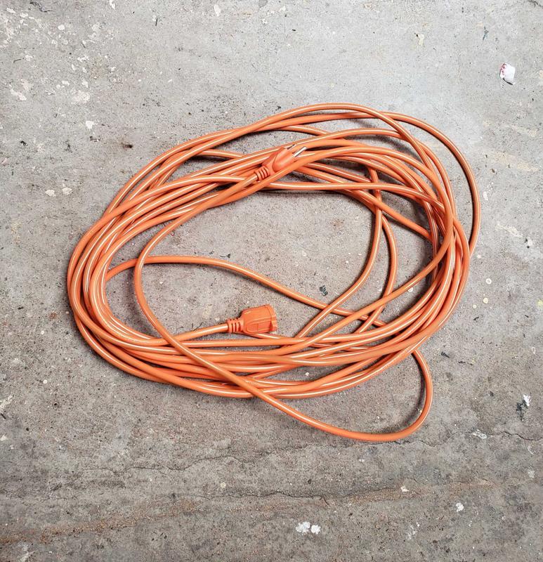 Extensión Eléctrica Polarizada Naranja 50 Pies Do it Center Online