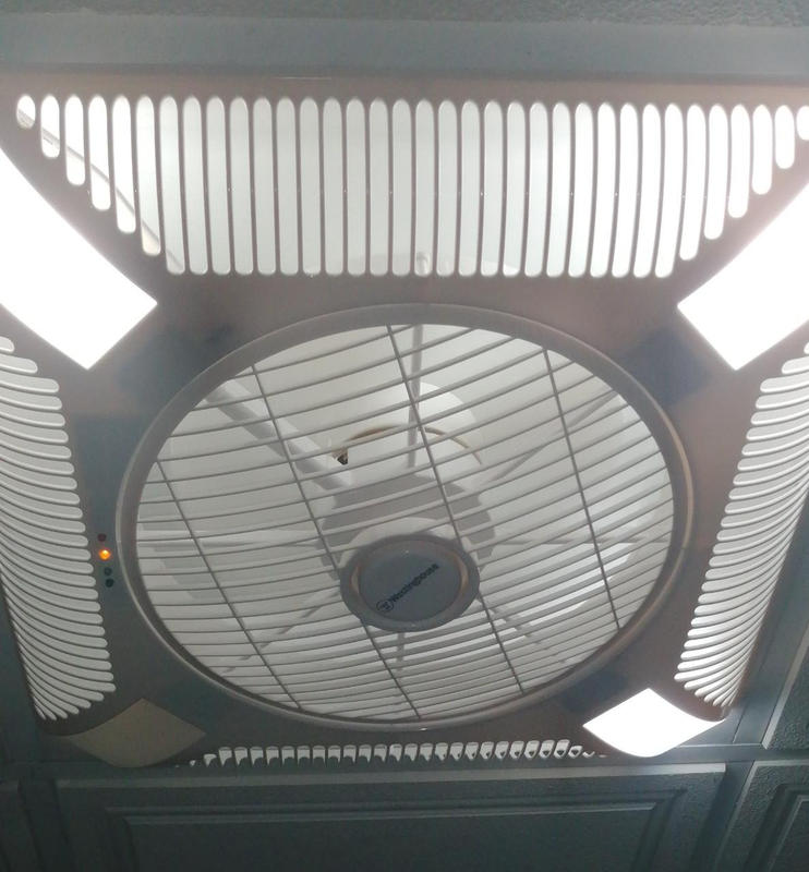 Ventilador blanco de techo empotrable de 24" | Do it Center Online