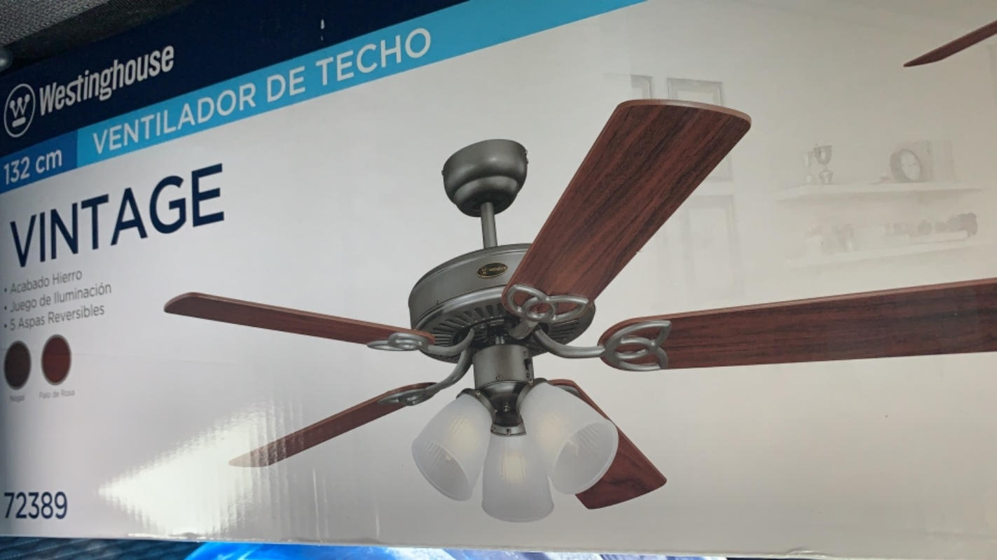 Abanico de techo modelo vintage II de 52