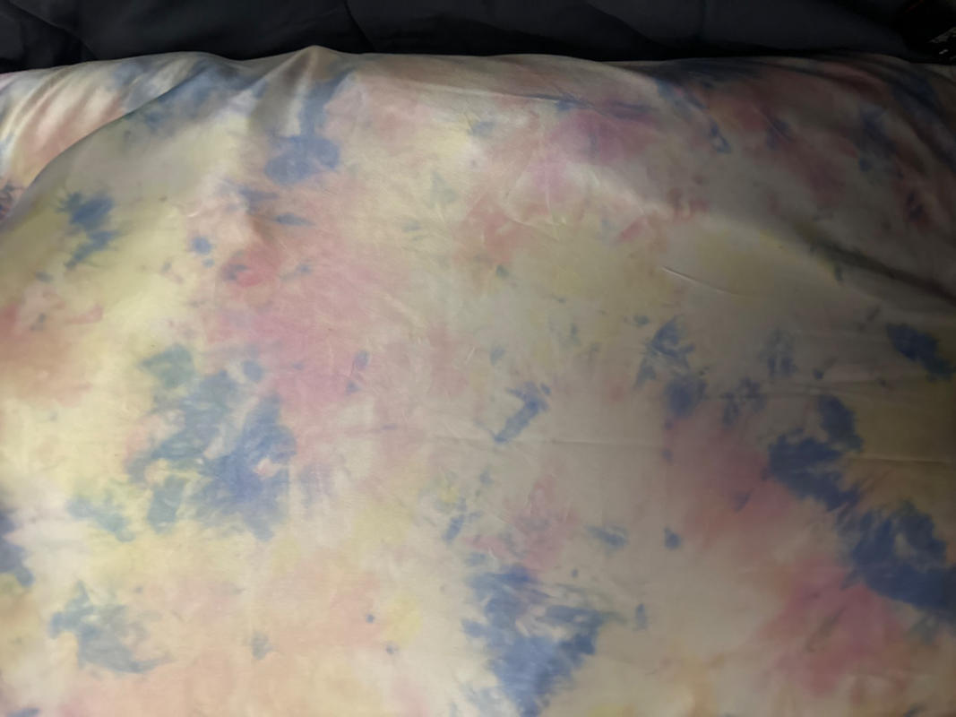 Blissy 100 Mulberry 22Momme Silk Pillowcase Yellow TieDye