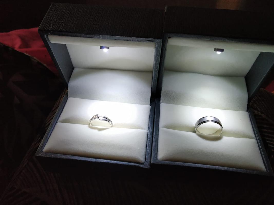 Amazon.com: Cimenn Wedding Ring Storage Box, Fashion Rose Flower Shape  Wedding Ring Storage Box Container for Necklace Earrings : Clothing, Shoes  & Jewelry