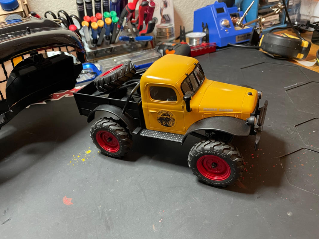 FMS FCX24 Power Wagon Yellow 1/24 Scale 4WD Crawler - RTR