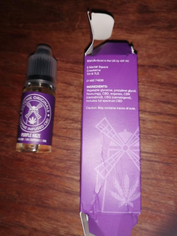 e liquide cbd purple E LIQUID CBD PURPLE HAZE - 10ML - 100MG - GREENEO main image 0