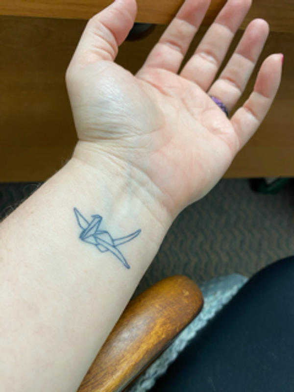 Paper Crane Tattoo Meaning