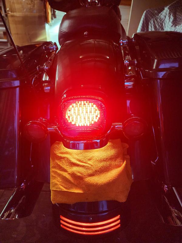 Eagle Lights Flashing Strobe LED Tail Brake Light Kit for Harley David