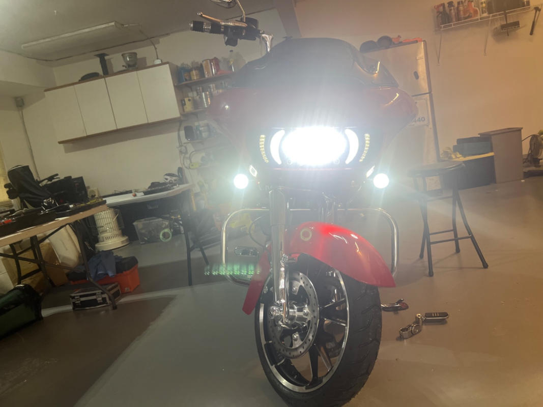 Eagle Lights LED Projection Headlight for Harley Davidson 2015 or Newe