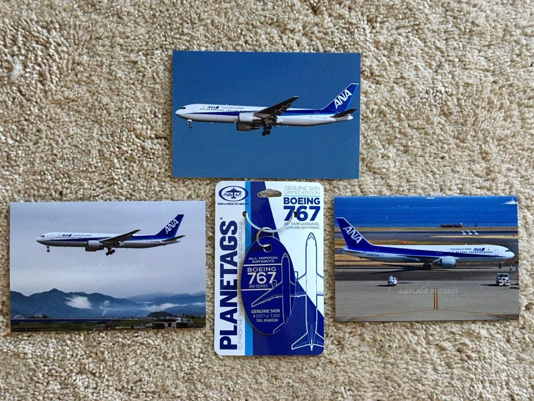 Boeing 767 ANA PlaneTag Tail #JA8568 - MotoArt PlaneTags