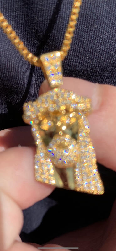 Micro Jesus Piece (Diamonds, Fully Iced) - IF & Co.