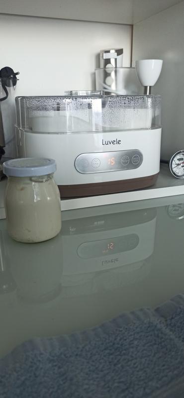 Luvele Pure Yogurt Maker  4x 400ml (4x 13.5oz.) Jars SCD & GAPS