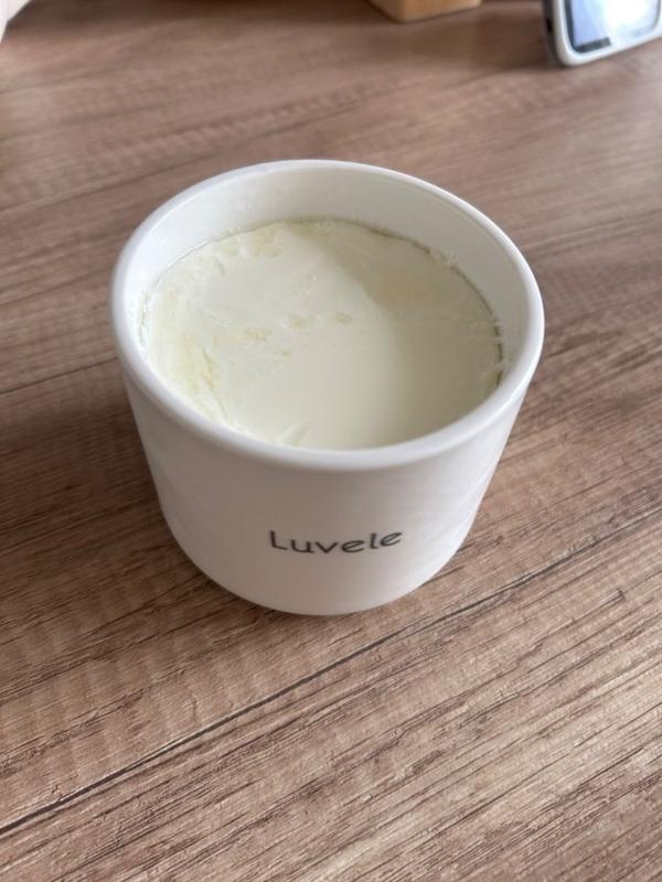 Luvele 4 x 400ml, (4 x 13.5oz.) ceramic yogurt jars