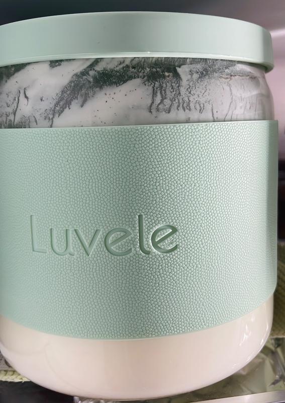 Luvele 2 Liter Joghurtbehälter aus Glas | Kompatibel mit dem Pure Plus