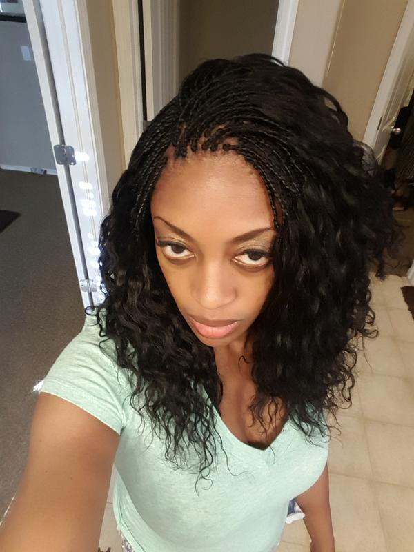 I used 2.5 packs of Janet Collection Super French Bulk Human Hair. No , human  hair knotless braids