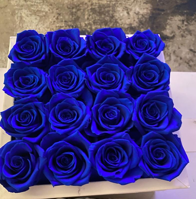 Blue Roses Flower Delivery Flowers Arrangement Rose Forever