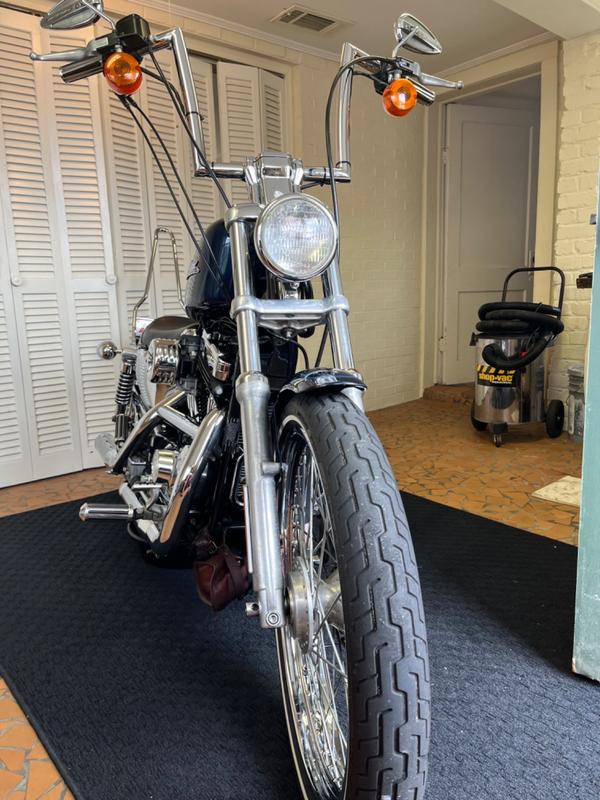 Chrome sissy deals bar sportster