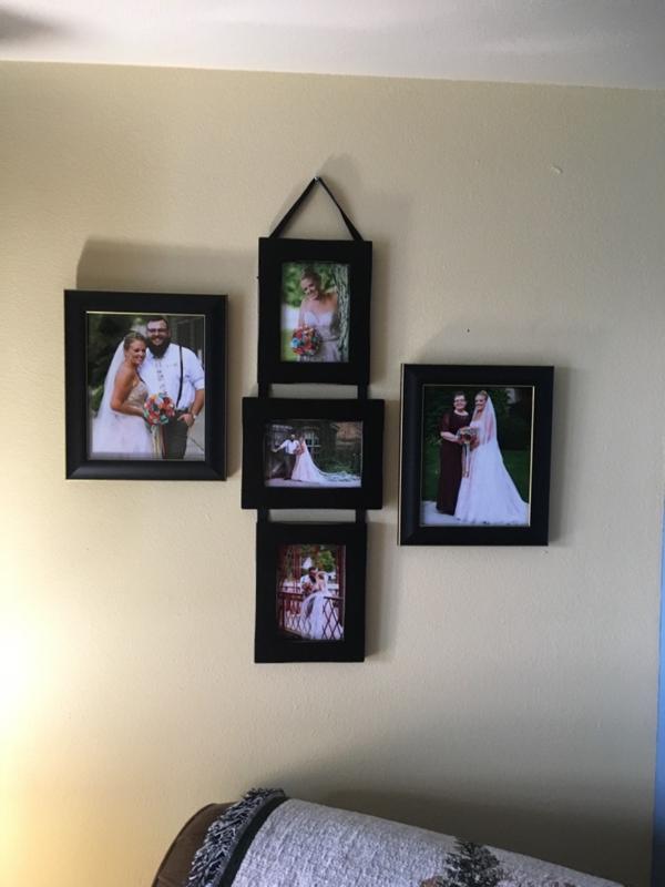 Triple Picture Frame Displays: Show Off In Sets Of Three  Picture frame  layout, Picture frame gallery, Small picture frames