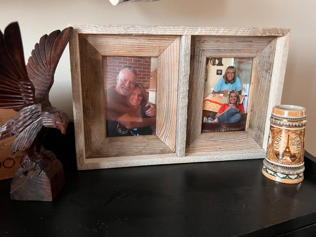 Reclaimed wood shadow box 4x6