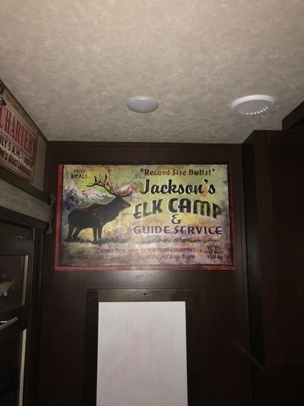 Vintage Hunting Signs Elk Camp Rustic Wood Sign - Rustic - Novelty Signs -  by My Barnwood Frames