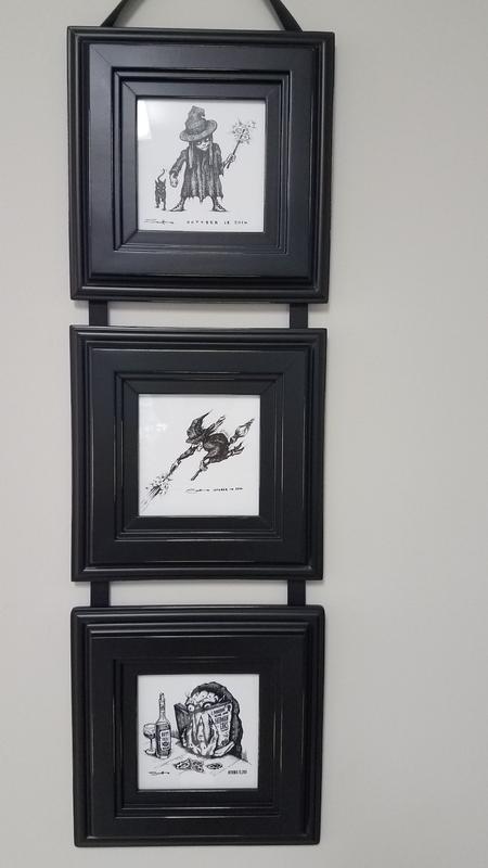 Belle Maison Gray & White 5-Opening Collage Frame