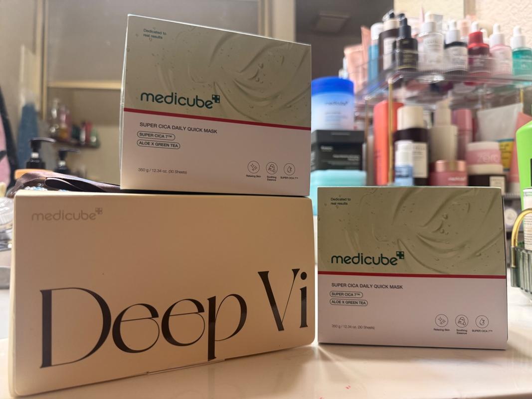 medicube Super Cica Daily Quick Masks | 60-Second Soothing & Hydrating