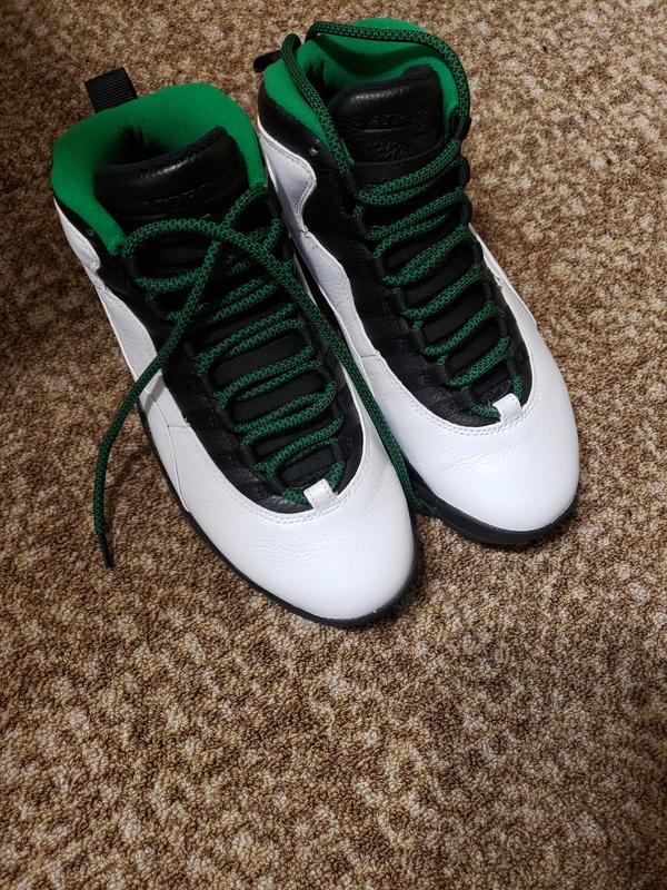 Jordan 10 best sale shoe laces