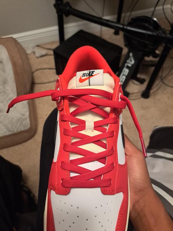 Red nike store shoelaces