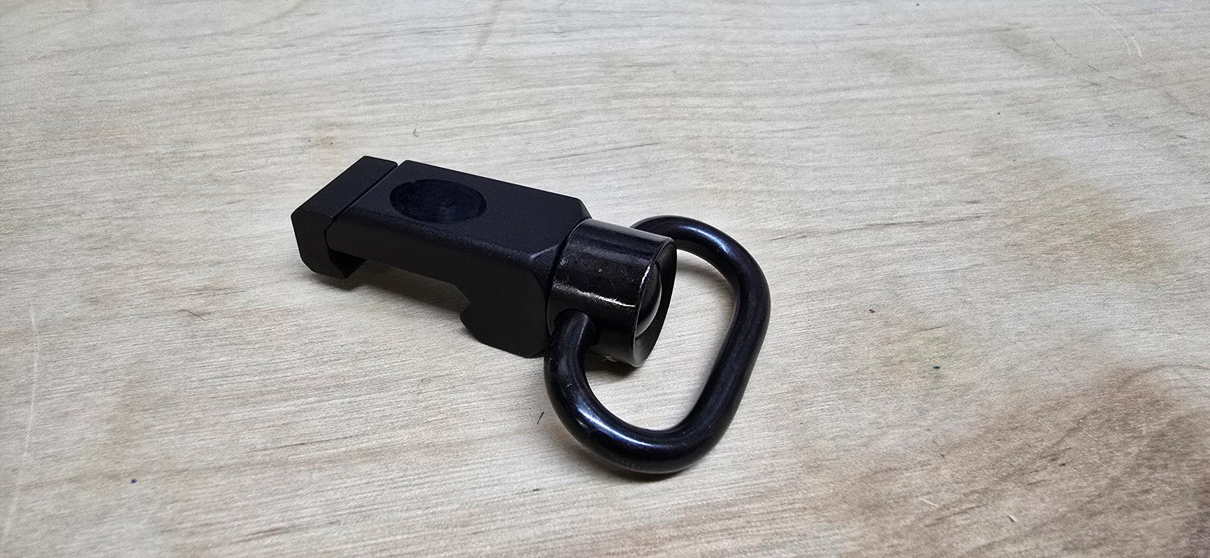 Picatinny Sling Mount with Quick Detach Swivel | 90 Degree Offset