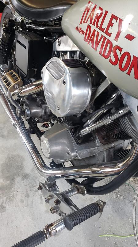 Lowbrow Customs Finned Air Cleaner Cover for S&S Super E/G - Semi Polished