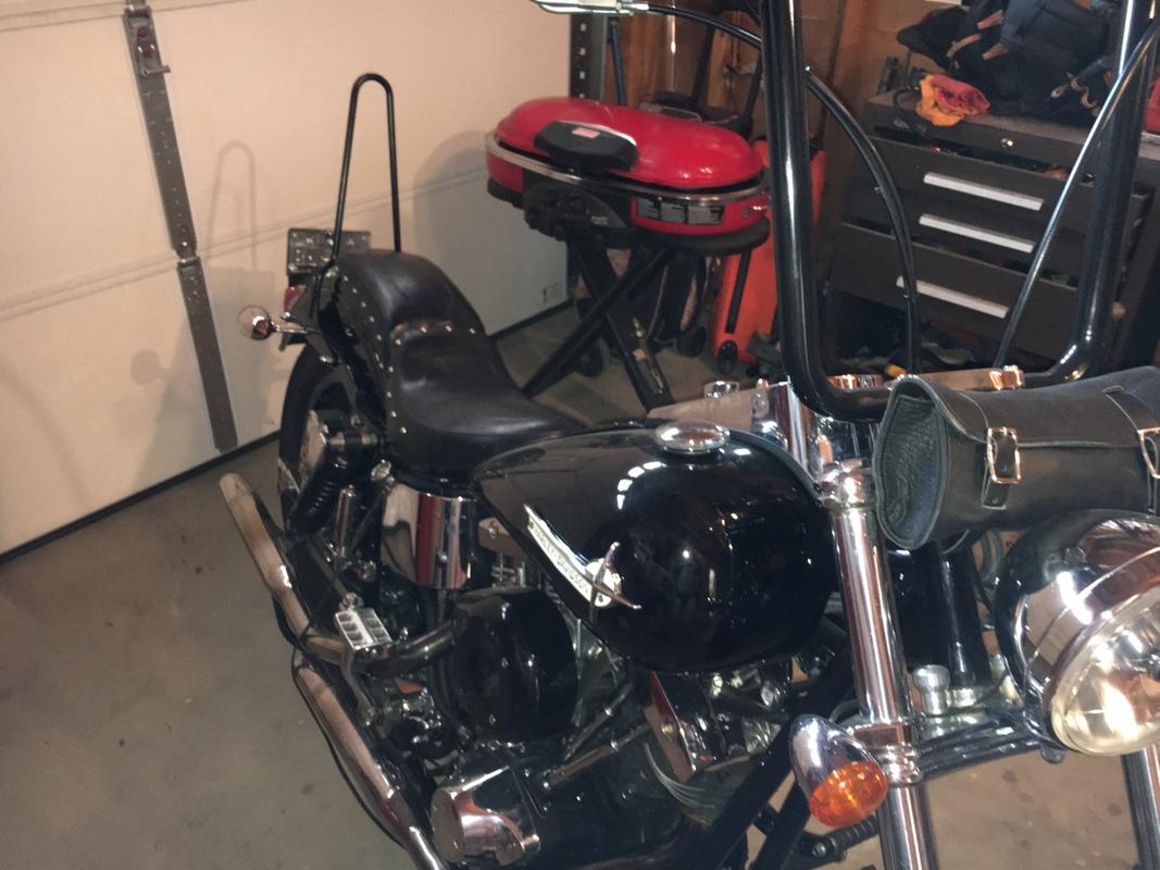 Shovelhead store sissy bar