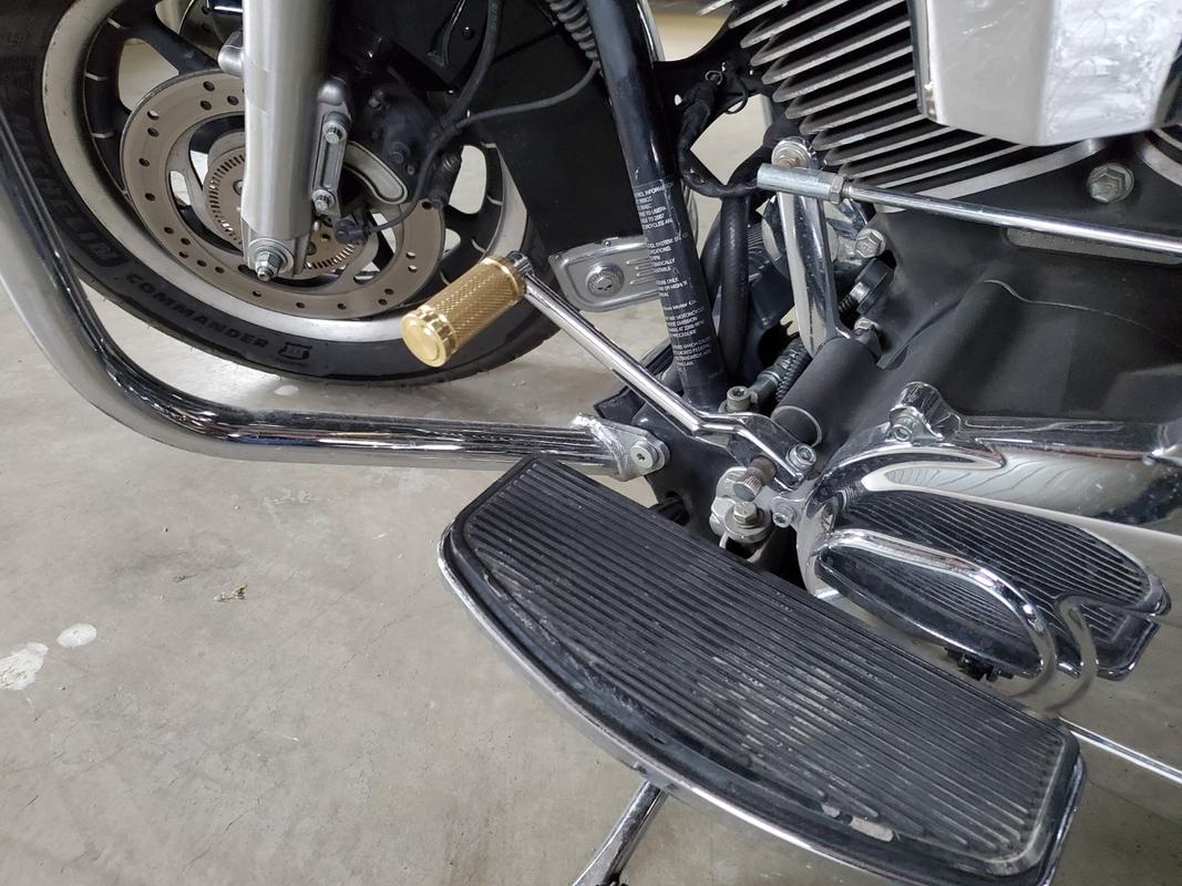 Lowbrow Customs Pursuit Shifter Peg for Harleys - Solid Brass