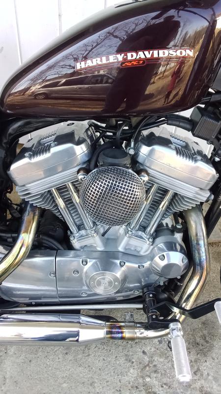 Cycle Standard Mesh Air Cleaner - Chrome - Harley-Davidson CV Carb Sportster  and Big Twin – Lowbrow Customs