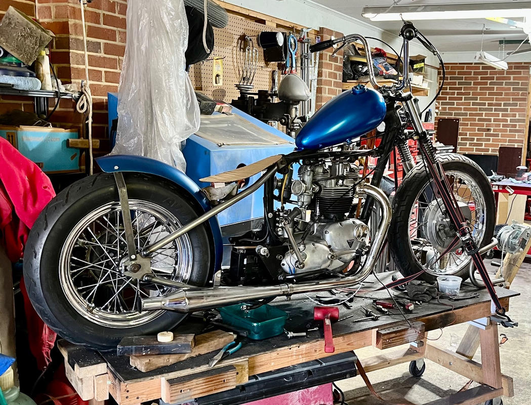 Xs650 bolt store on hardtail