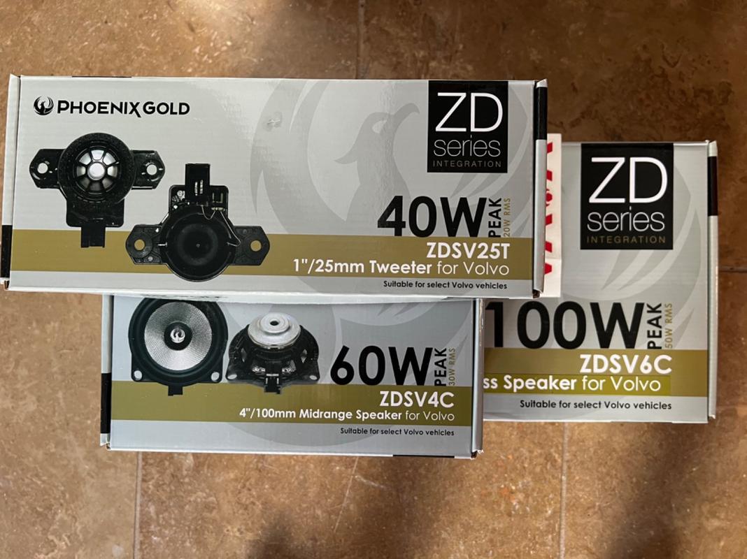 Phoenix Gold ZDSV1 3-Way Plug & Play Speaker Kit System, Front