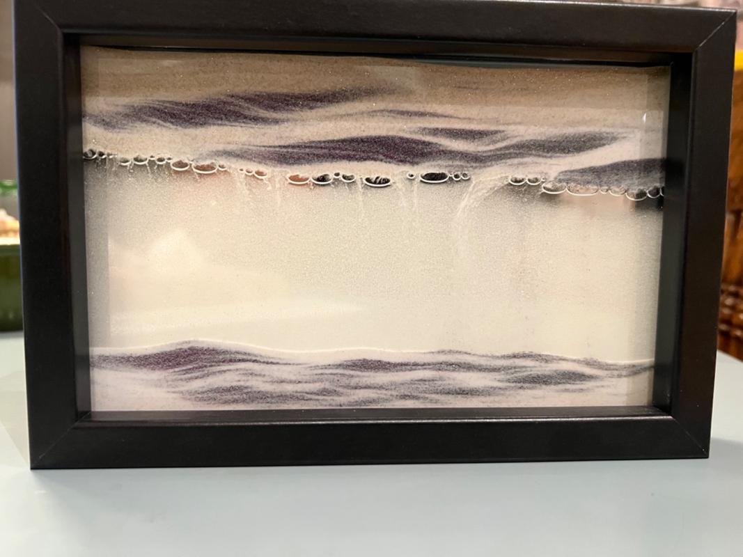 Horizon Black Moving Sand Art- By Klaus Bosch