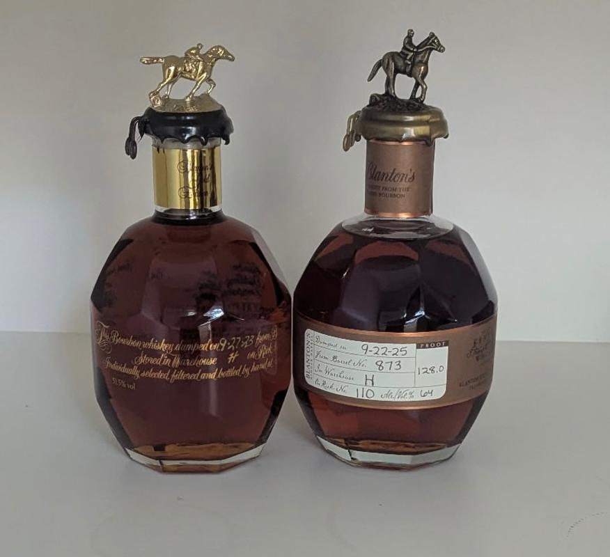 Blanton's Gold and Straight From The Barrel Bundle – Wooden Cork