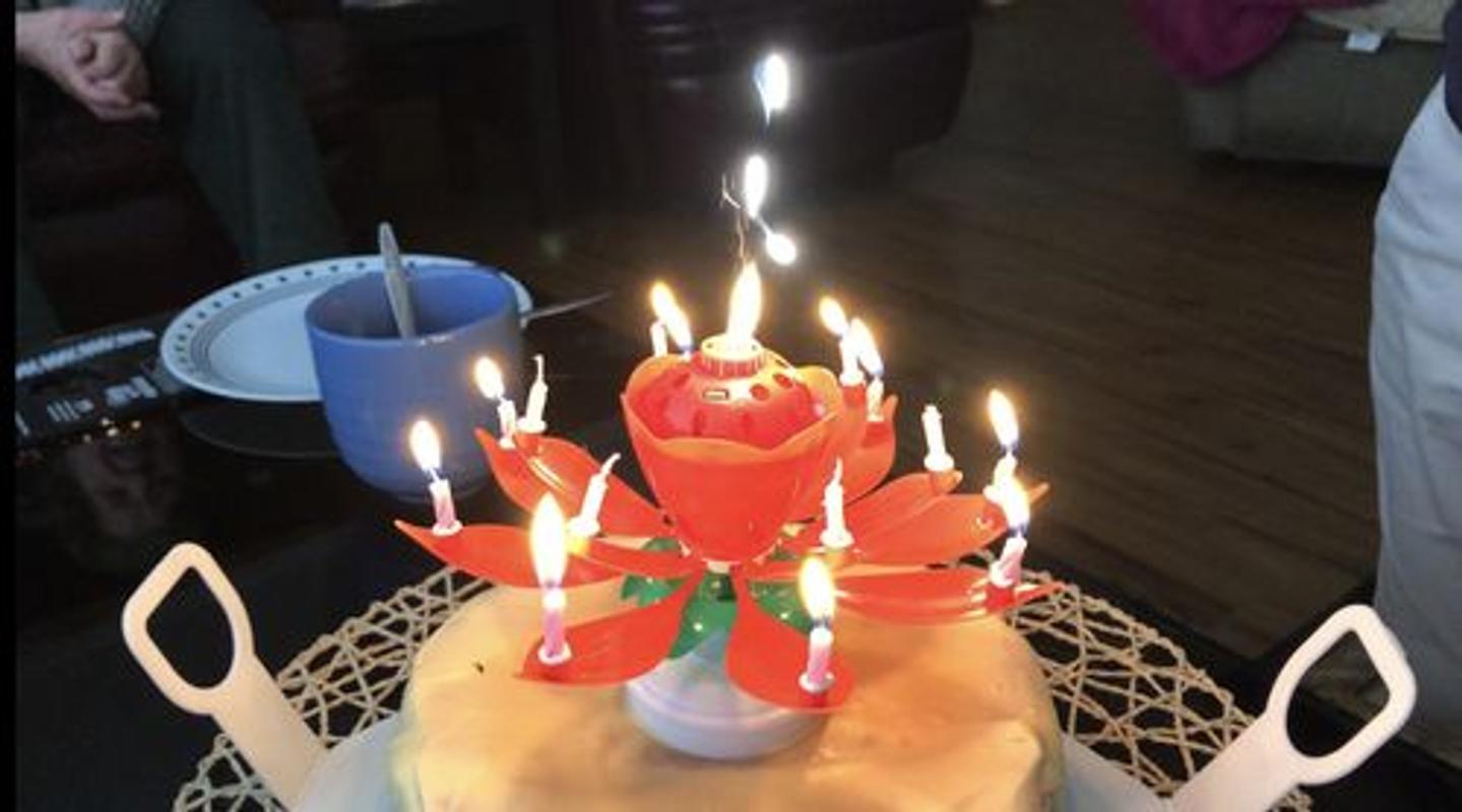 Blooming Musical Candle For Extra B'day Fun - Inspire Uplift