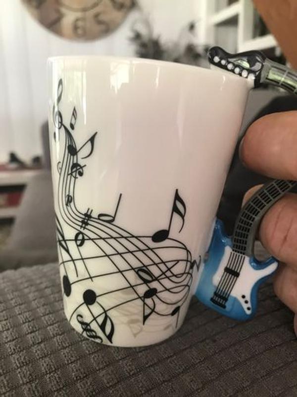 Guitar Mug For An Upbeat Drinking Experience - Inspire Uplift