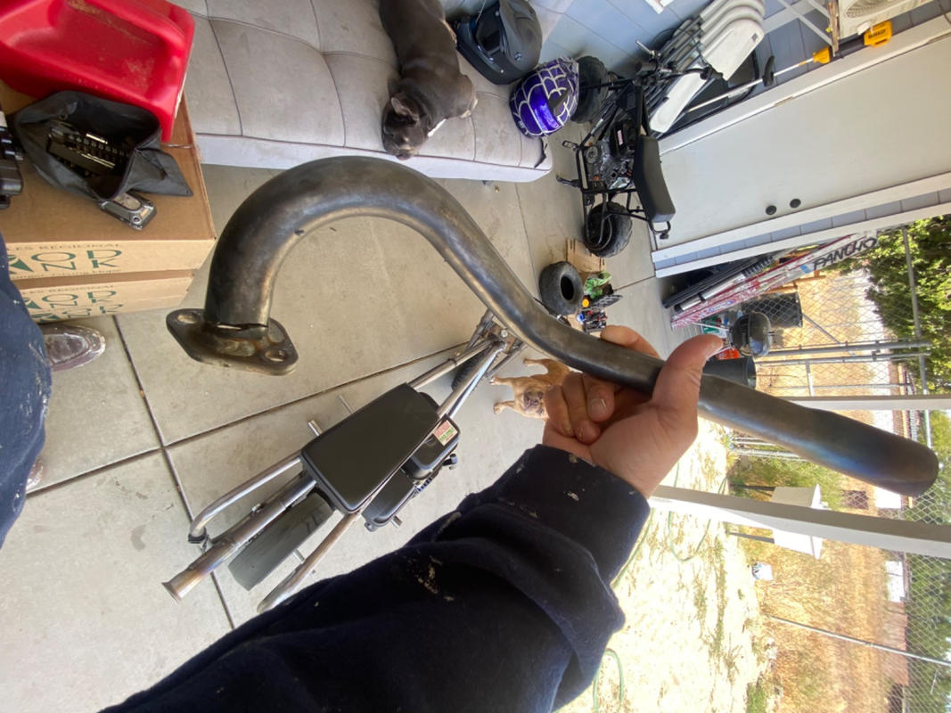 Underseat Minibike Staged Header Predator 212 GX160/200 196cc