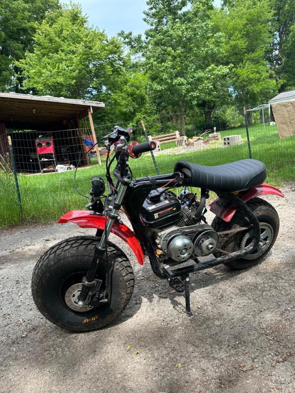 Wheel Coleman Rb200 Mini Bike AlveyTech Black Comfortable Seat For