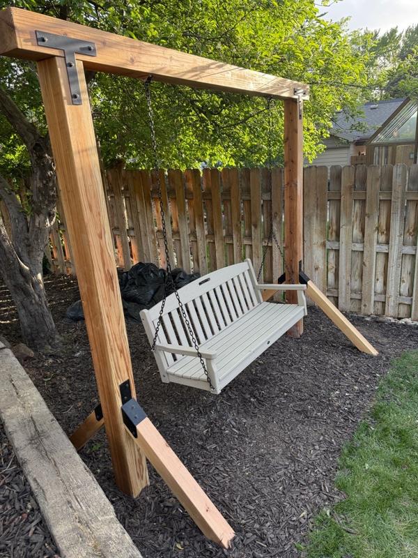 Hardware Sturdy Patio Swing Amish Casual DIY Heavy Duty Swing