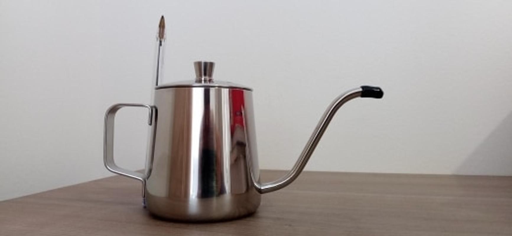 Stainless Steel Coffee Or Long Spout Tea Kettle Narrow Gooseneck Spout –  Kitchen Groups