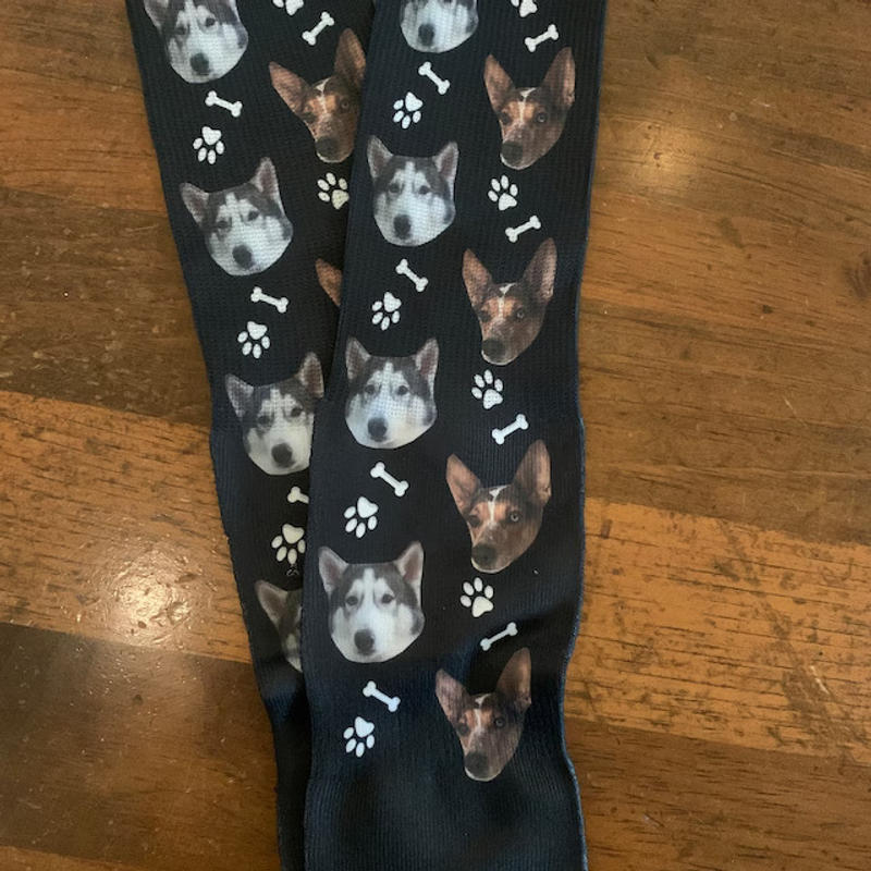 Custom dog socks outlet reviews