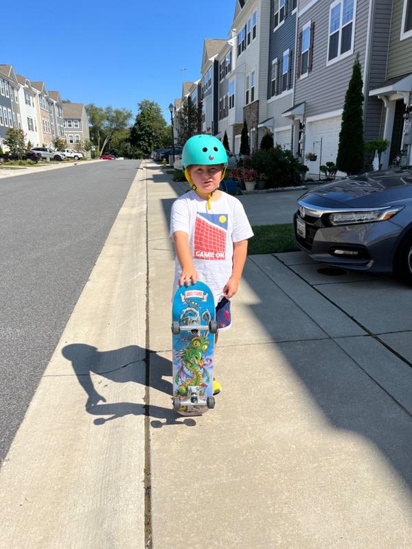 【中古】 FLAKE KIDS SKAT 80cm Skateboards for Beginners Maple Double Kick Concave
